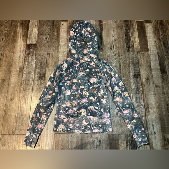 Lululemon Scuba Hoodie *Light Cotton Fleece Frosted Rose Multi Size 4 - Picture 7 of 8